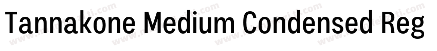 Tannakone Medium Condensed Regular字体转换